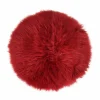 Luxor - Reinkemeier Schaffell Sitzkissen rot