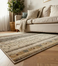 Luxor - Reinkemeier Webteppich modern beigemehrfarbig