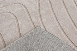 Luxor - Reinkemeier Webteppich Hochtief-Struktur graubeige