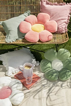 Magma Formkissen "Blume" gelb