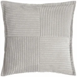 Magma Kissenhülle Patchwork grau