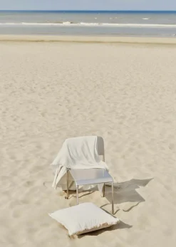 Marc O`Polo Marc O'Polo-Leinen-Dekokissen beigebraun