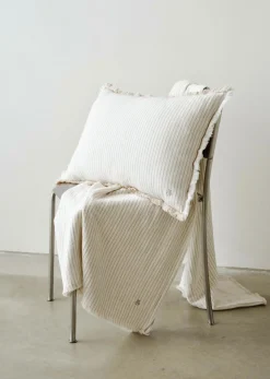 Marc O`Polo Marc O'Polo-Leinen-Dekokissen beigebraun