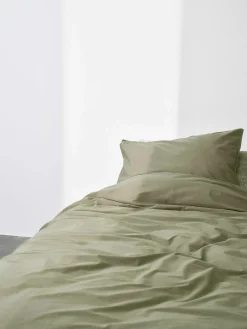 Marc O`Polo Marc O'Polo-Perkal-Kissenbezug grün