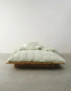 Marc O`Polo Marc O'Polo-Renf.-Bettwäsche grün