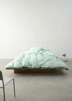 Marc O`Polo Marc O'Polo-Satin-Bettwäsche blau