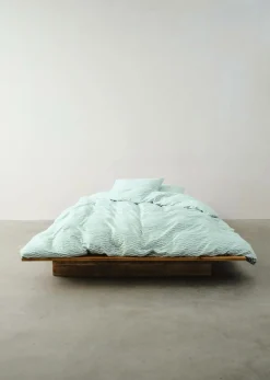 Marc O`Polo Marc O'Polo-Satin-Bettwäsche blau