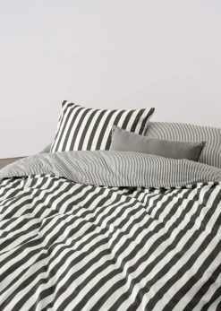 Marc O`Polo Marc O'Polo-Satin-Kissenbezug grau