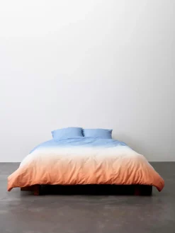 Marc O'Polo Satin-Bettwäsche blau