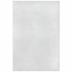 Medipa Moderner Webteppich getuftet weiß