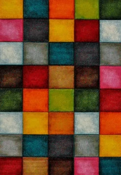 Medipa Moderner Webteppich mehrfarbig