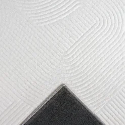 Medipa Moderner Webteppich getuftet weiß