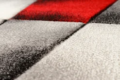 Medipa Moderner Webteppich rot