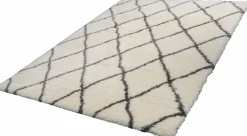 Medipa Moderner Webteppich grauweiß