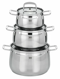 M&K by Elo Topfset 3tlg. silberfarben