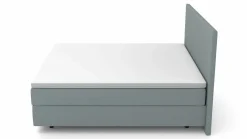 MONDO Boxspringbett blaugrau