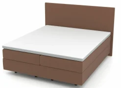 MONDO Boxspringbett braunrot