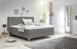 MONDO Boxspringbett grau