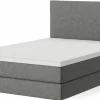 MONDO Boxspringbett grau