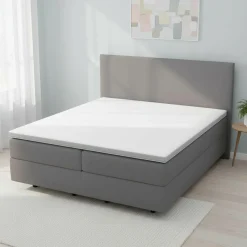 MONDO Boxspringbett grau
