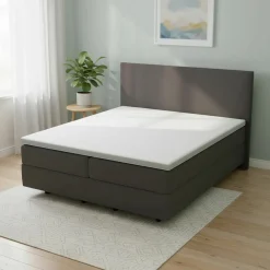 MONDO Boxspringbett grau
