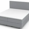 MONDO Boxspringbett grau