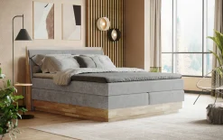 MONDO Boxspringbett grau