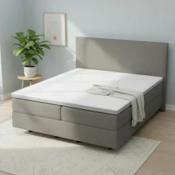 MONDO Boxspringbett grau