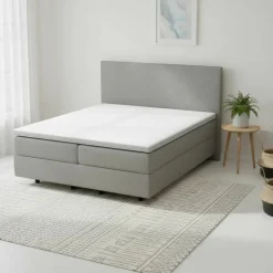 MONDO Boxspringbett grau
