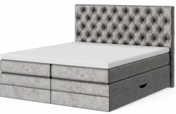 MONDO Boxspringbett grau