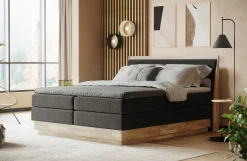 MONDO Boxspringbett grau