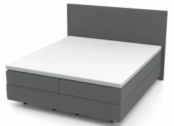 MONDO Boxspringbett grauschwarz