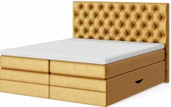 MONDO Boxspringbett orangebraun