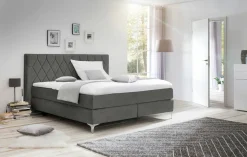 MONDO Boxspringbett schwarz