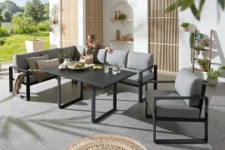 MONDO Ecklounge 4 tlg. grau