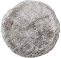 MONDO Fellimitat-Sitzkissen silberfarben