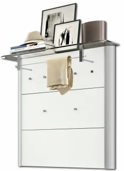 MONDO Garderobe silberfarben