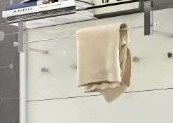 MONDO Garderobe silberfarben