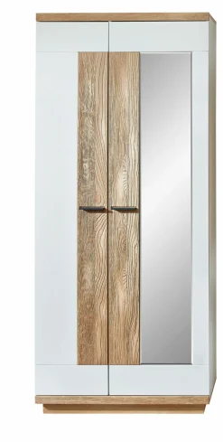 MONDO Garderobenschrank braunweiß