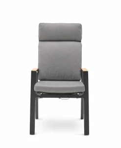 MONDO Gartensessel Relax Move Teak grau