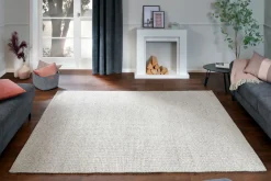 MONDO Handwebteppich beige