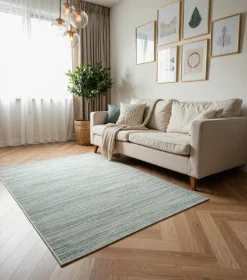 MONDO Handwebteppich mehrfarbiggrau