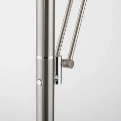 MONDO LED-Stehleuchte 2flg silberfarben