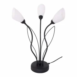 MONDO LED-Tischleuchte 3flg weißschwarz