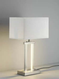 MONDO LED-Tischleuchte 3flg weißsilberfarben