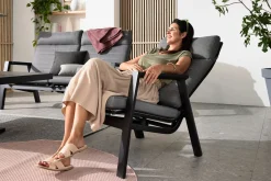 MONDO Loungesessel Relax Move schwarzgrau