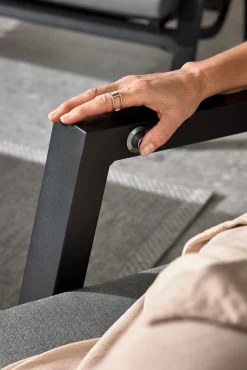 MONDO Loungesessel Relax Move schwarzgrau