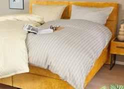 MONDO Mako-Satin-Bettwäsche grau