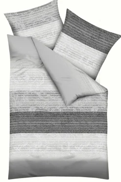 MONDO Mondo Jersey-Bettwäsche grau