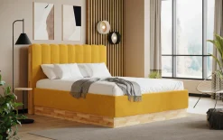 MONDO Polsterbett gelb